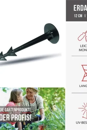 NOOR Grondanker voor Bodemvlies, 12 cm / 100 Stk. - Lage prijs