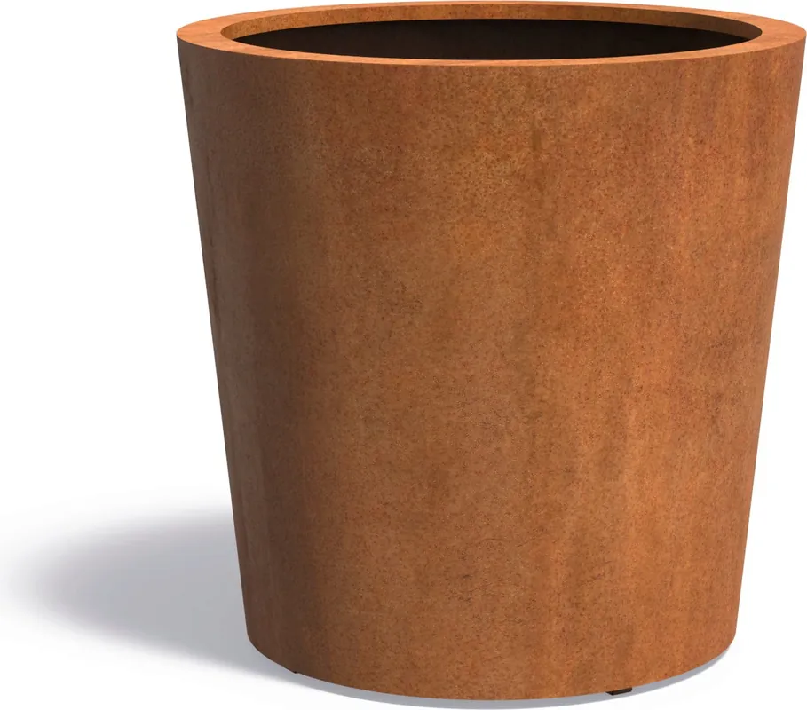 Zojuist toegevoegd - ADEZZ Conische Plantenbak van Cortenstaal, Ø 100 x 100 cm