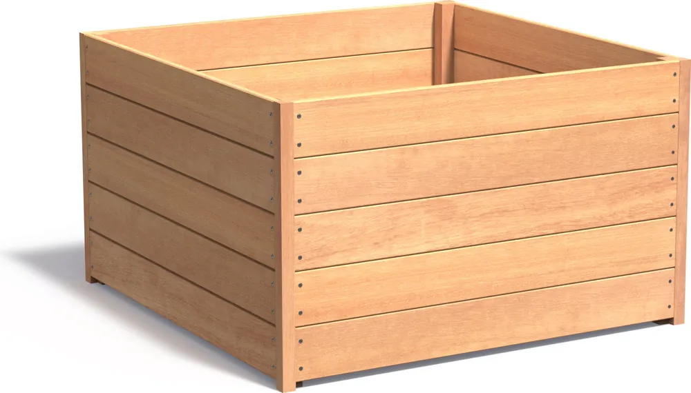 ADEZZ Carrez Hardhouten Plantenbak - Vierkant, 120 x 120 x 72 cm | Op = op