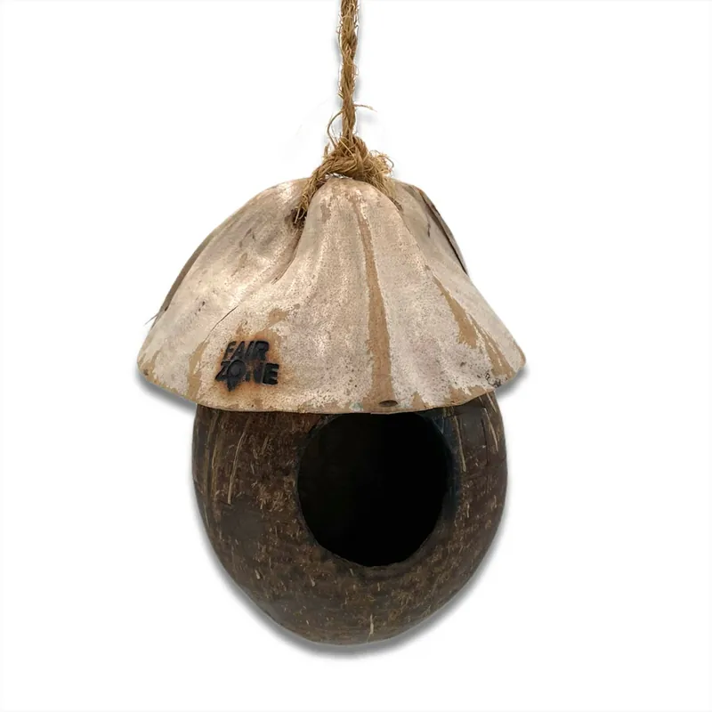 Nieuw in het assortiment | FAIR ZONE Kokosnoot Nestkast