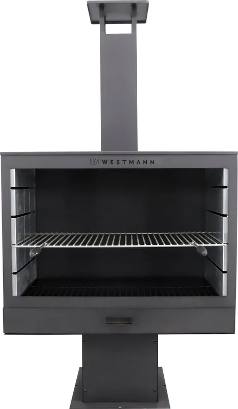 Direct leverbaar | Westmann Barbecue en Open Haard, Zwart