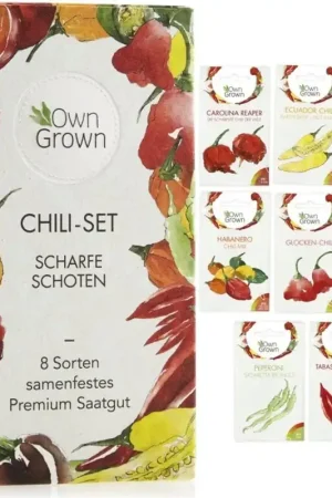 Own Grown Chilizaden, Set van 8 | Bestseller