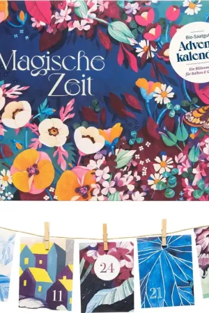 Magic Garden Seeds Biologische Zaden Adventskalender "Wilder Blütenrausch" - Premium