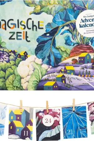 Magic Garden Seeds Biologische Zaden Adventskalender "Bunter Selbstversorgergarten" - Bespaar nu