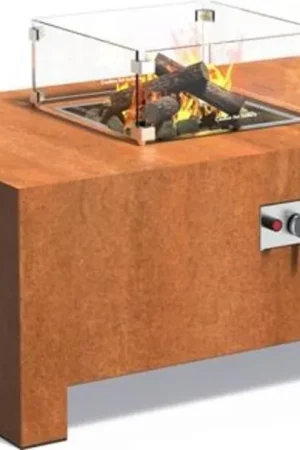 Aanbieding | FORNO Gashaardtafel "Brann", 120 x 80 x 50 cm