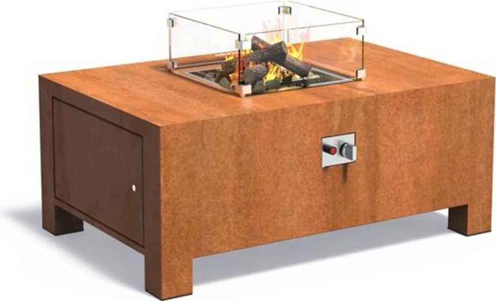 Aanbieding | FORNO Gashaardtafel "Brann", 120 x 80 x 50 cm