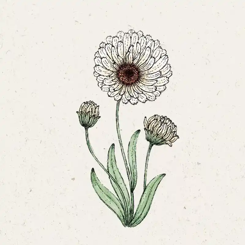 Jora Dahl Goudsbloem "Snow Princess" Calendula - Vanaf nu beschikbaar