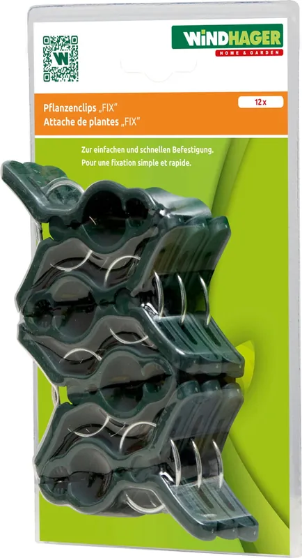 Professionele kwaliteit | Windhager Plantenklemmen Fix, 12 stuks