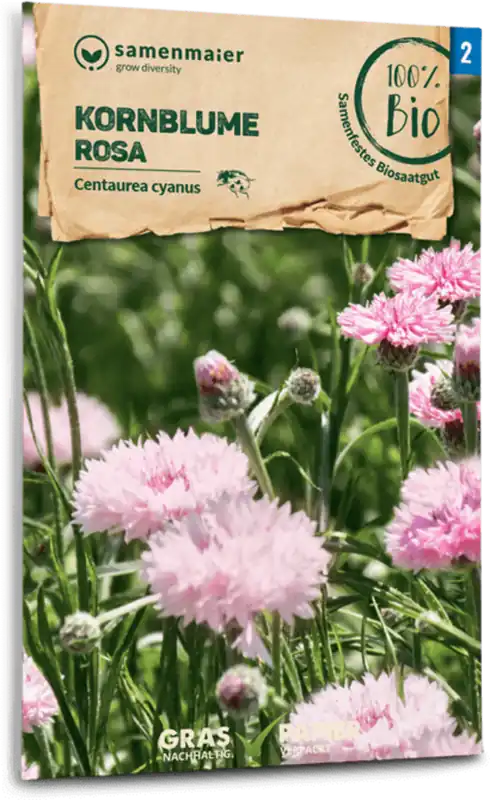 Samen Maier Biologische Korenbloem "Rosa" | Op = op