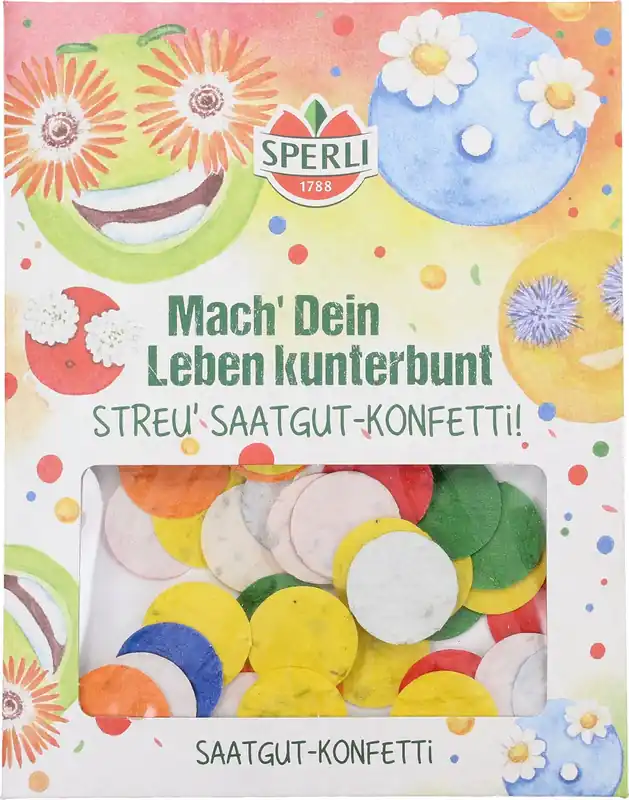 Veilig winkelen - Sperli Zaadconfetti, Rond