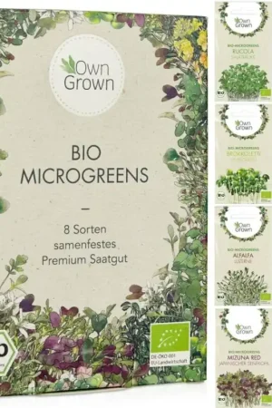 Uitverkoop - Own Grown Biologische Microgreens, Set van 8
