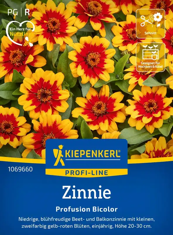 Kiepenkerl Zinnia Profusion Bicolor | Nieuw product