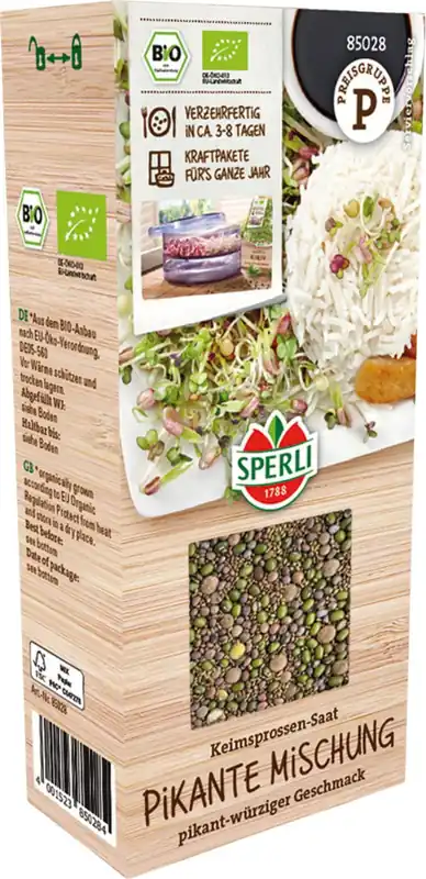 Sperli Biologisch Kiemgroentezaad Pittige Mix | Outlet