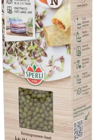 Direct beschikbaar | Sperli Biologisch Kiemgroentezaad Mungobonen