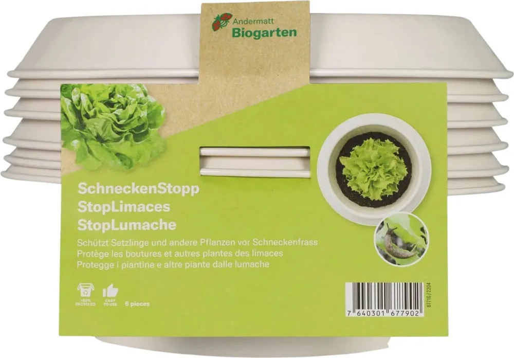 Opruiming - Andermatt Biogarten Slakkenstop FE Klein, Set van 6, Groen