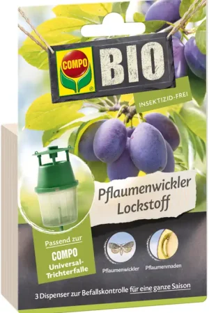COMPO Biologische Lokstof voor Pruimenmotten, 3 stuks | Extra voordeel