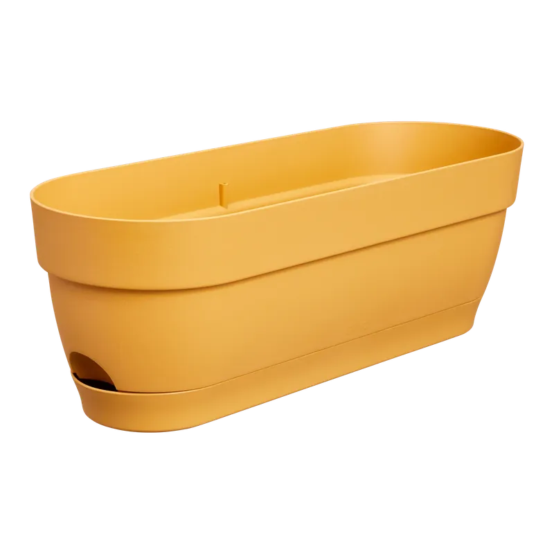 elho vibia campana balkonbak 50cm, honinggeel - Topproduct
