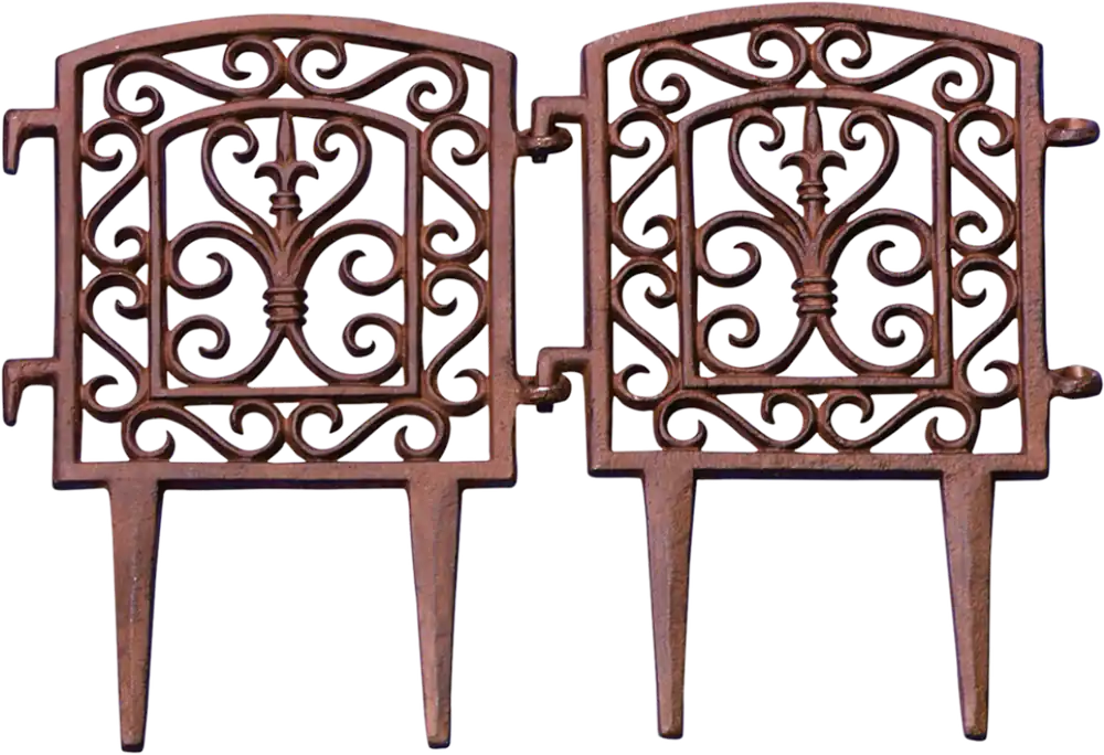 Direct beschikbaar - Esschert Design Koppelbaar Gietijzeren Perkhekje