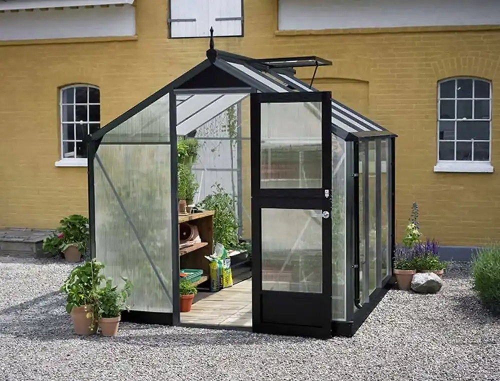 Juliana Kas Compact - Antraciet met Dubbelwandig Paneel, 5 m² | Prijsverlaging