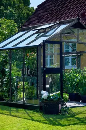 Juliana Premium Kas - Antraciet met 3 mm ESG, 8,8 m² | Nieuw gelanceerd