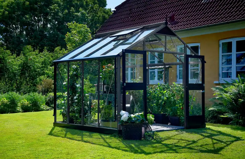 Juliana Premium Kas - Antraciet met 3 mm ESG, 8,8 m² | Nieuw gelanceerd