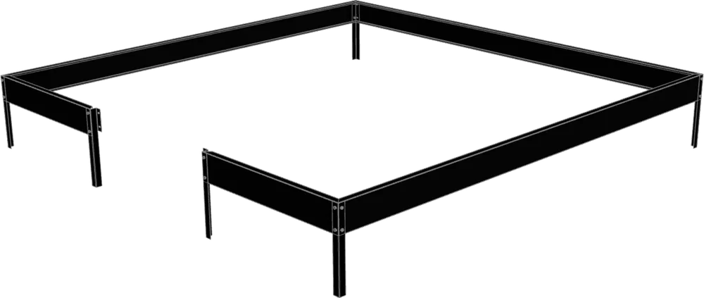 Juliana Funderingsframe voor Kas Compact, 5 m² - Bestelbaar