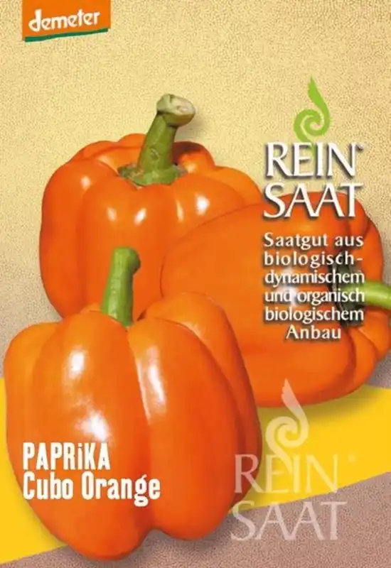 ReinSaat Paprika "Cubo Orange" - Opruiming
