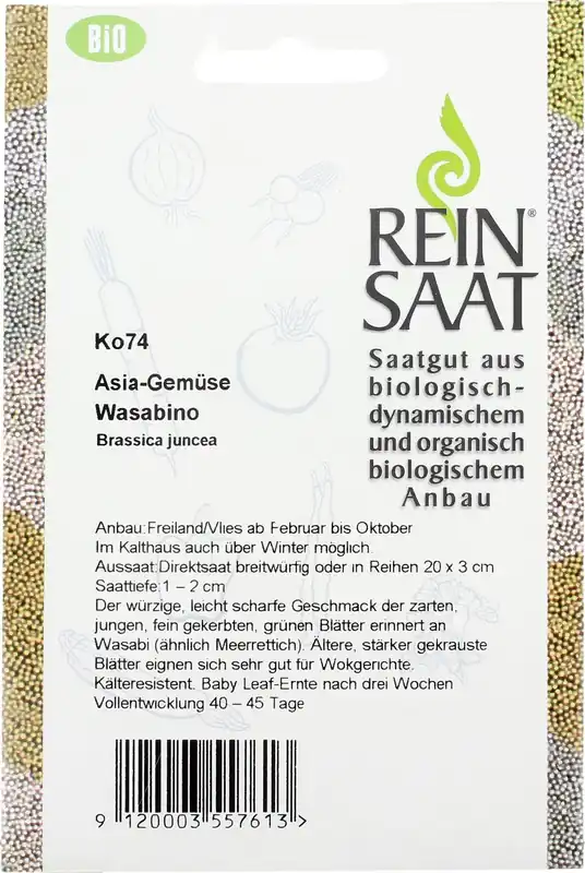 ReinSaat Aziatische Groenten “Wasabino” | Bespaar nu