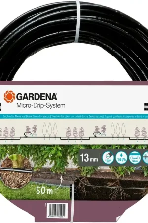 Professionele kwaliteit | GARDENA Micro-Drip-System Druppelbuis, Struiken/Haagjes, 50 m