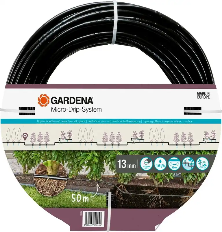 Professionele kwaliteit | GARDENA Micro-Drip-System Druppelbuis, Struiken/Haagjes, 50 m