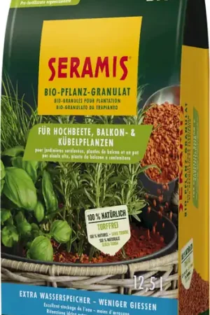 Seramis Biologisch Plantengranulaat voor Verhoogde Bedden, Balkon- en Potplanten, 12,50 L | Favoriet van klanten