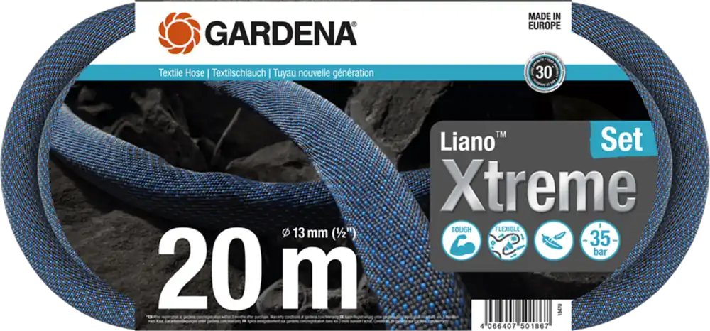 GARDENA Liano™ Xtreme 1/2", Set, 30 m - Prijs verlaagd