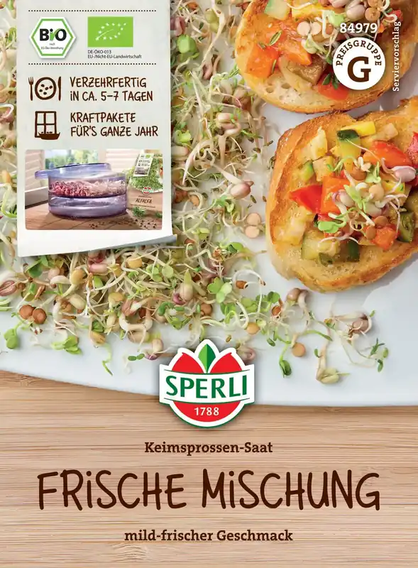 Sperli Biologisch Kiemgroentezaad "Frisse Mix" | Aanrader