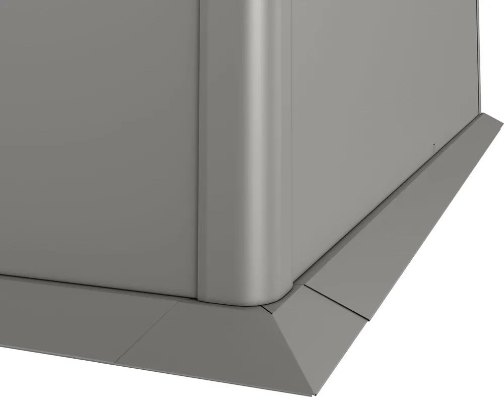 Biohort Maairand Kwartsgrijs Metallic, 1x0,5 | Nog maar een paar beschikbaar
