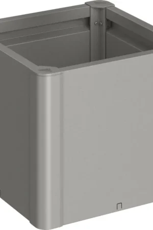 Verlaagde prijs | Biohort Plantenbak Belvedere MINI Kwartsgrijs Metallic, 50