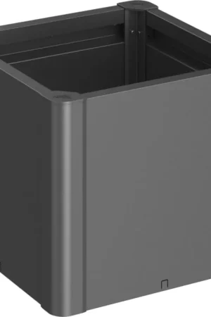 Biohort Belvedere MINI Plantenbak, Donkergrijs Metallic, 50 | Voorraad bijna op