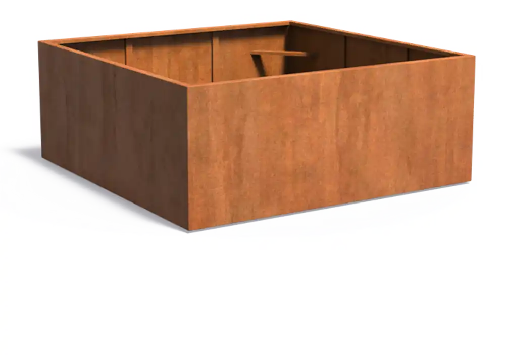 Speciale aanbieding | ADEZZ Carrez Plantenbak Gemaakt van Cortenstaal - Vierkant, 40 x 40 x 40 cm