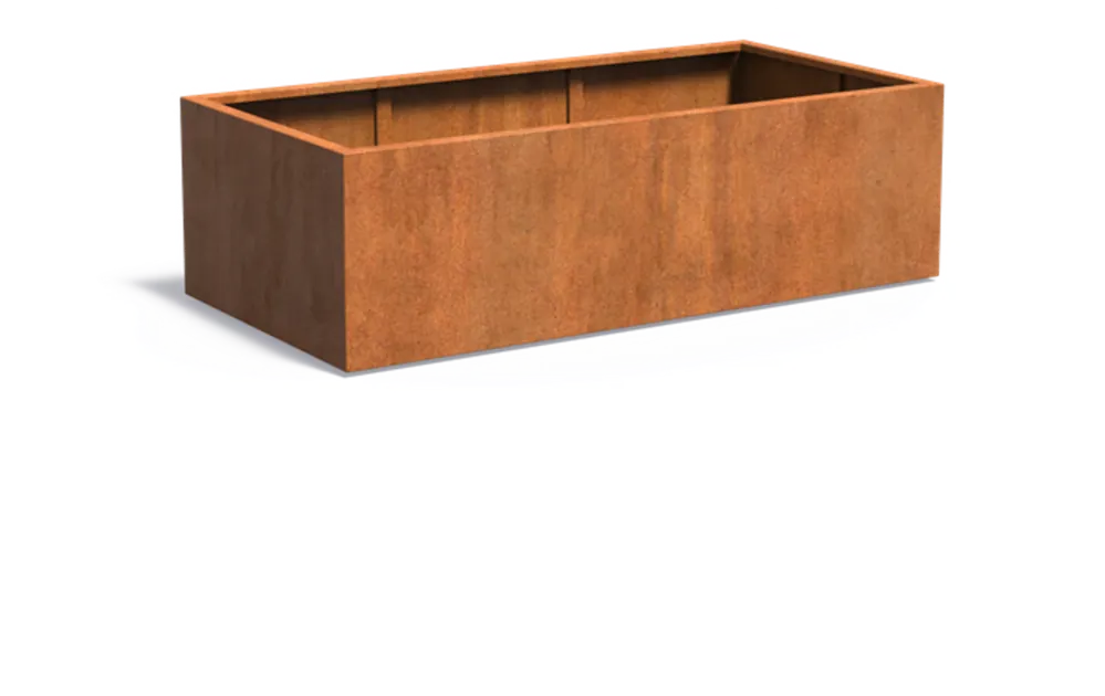 Net gelanceerd - ADEZZ Carrez Plantenbak van Cortenstaal - Rechthoekig, 100 x 50 x 50 cm