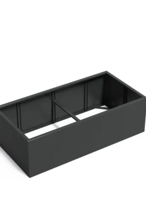 Zeer goed beoordeeld | ADEZZ Carrez Aluminium Plantenbak - Rechthoekig / Zonder Onderkant, 200 x 100 x 60 cm