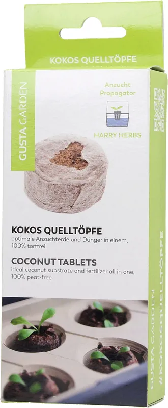 Trending - GUSTA GARDEN Kokos Zwelpotjes
