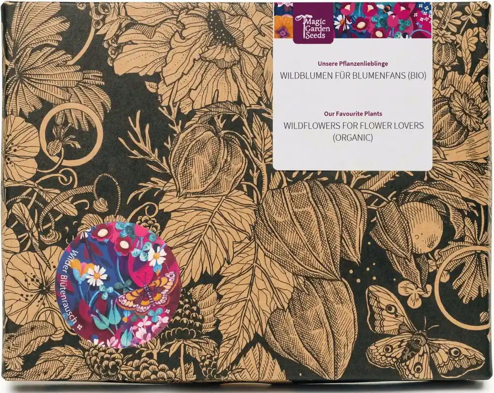 Magic Garden Seeds Biologische Wilde bloemen voor Bloemenfans - Zaadset - Rechtstreeks van de fabrikant