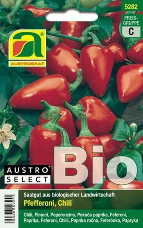 Snelle levering - AUSTROSAAT Biologische Rode Chili Peperoni - Austroselect