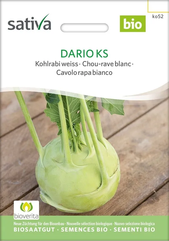 Sativa Biologische Witte Koolrabi "Dario Ks" | Verlaagde prijs