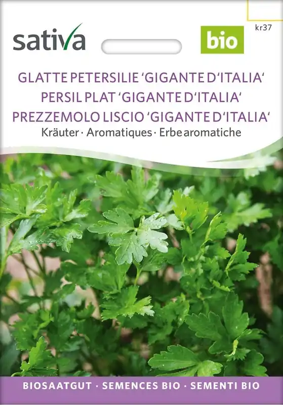 Voordelig | Sativa Biologische Gladde Peterselie "Gigante D‘Italia"