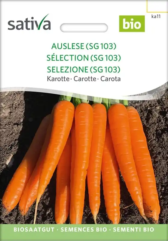Veel gekozen | Sativa Biologische Wortel, Selectie (Sg 103)