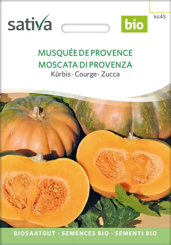 Nieuw gelanceerd - Sativa Biologische Pompoen - Musquée De Provence