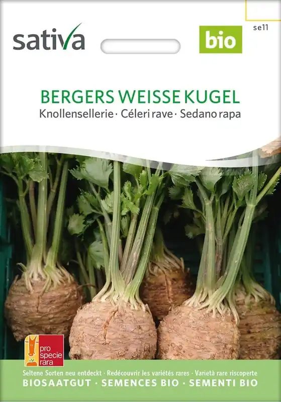 Sativa Biologische Knolselderij, Bergers Weisse Kugel - Veel gekozen