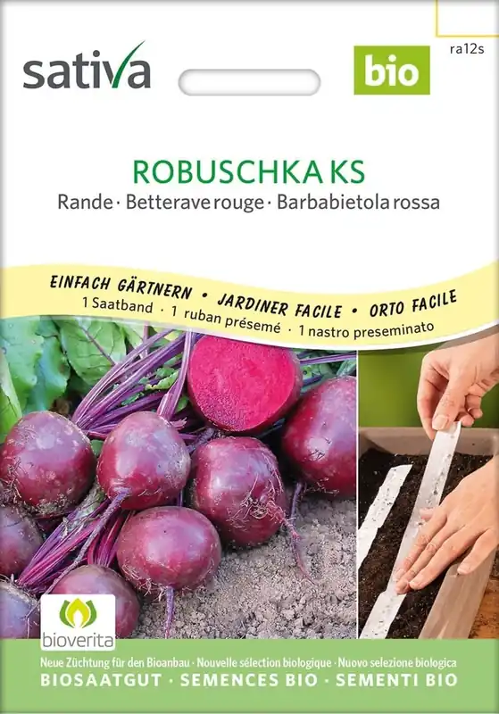 Sativa Biologische Rode Bieten, Robushka Ks Zaadband - Veilige betaling