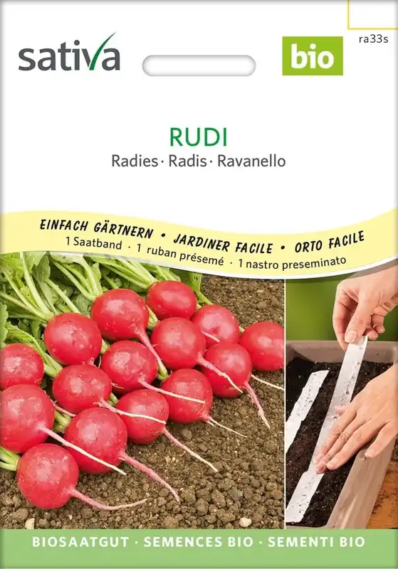 Sativa Biologische Radijs, Rudi Zaadband | Op = op
