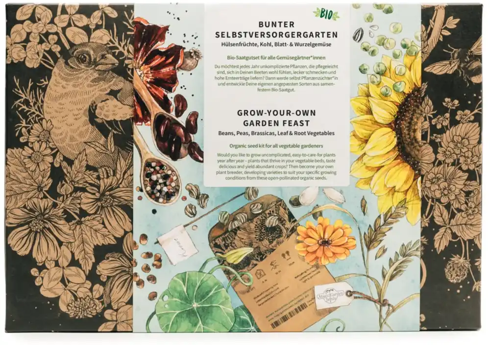 Dagdeal - Magic Garden Seeds Kleurrijke Tuin voor Zelfvervoorzieners - Biologische Zaadvermeerderingsset